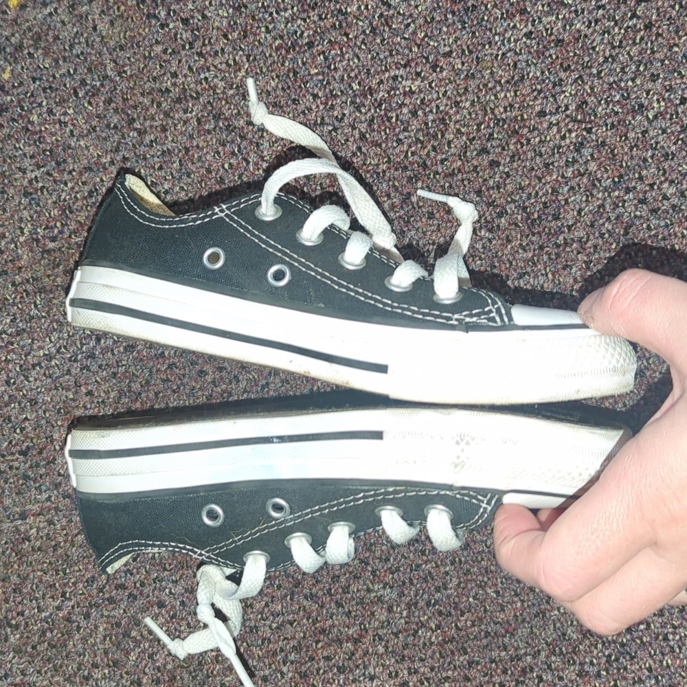 Classic Black Converse All Star Sneakers - Picture 3 of 7